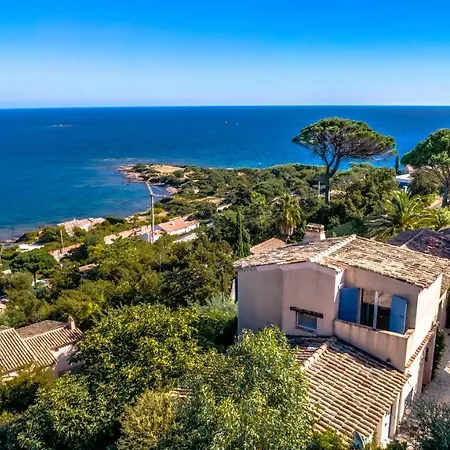 Superbe Villa, Incroyable Vue Mer, Piscine Chauffee, Climatisee Σαιντ-Μαξίμ
