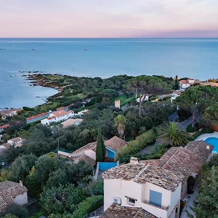 Superbe Villa, Incroyable Vue Mer, Piscine Chauffee, Climatisee Σαιντ-Μαξίμ